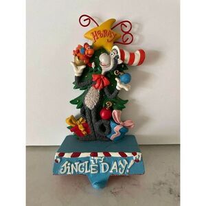 The  Cat in the Hat and Whozit Stocking Hanger Midwest Cannon Falls Vintage 1997